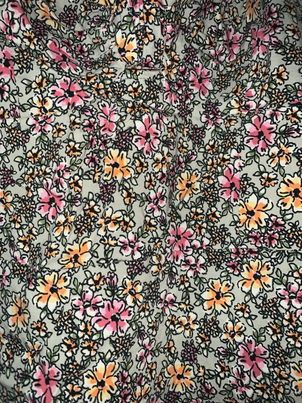 4/$30 Floral Scoop-Neck Midi Dress - Picture 3 of 3